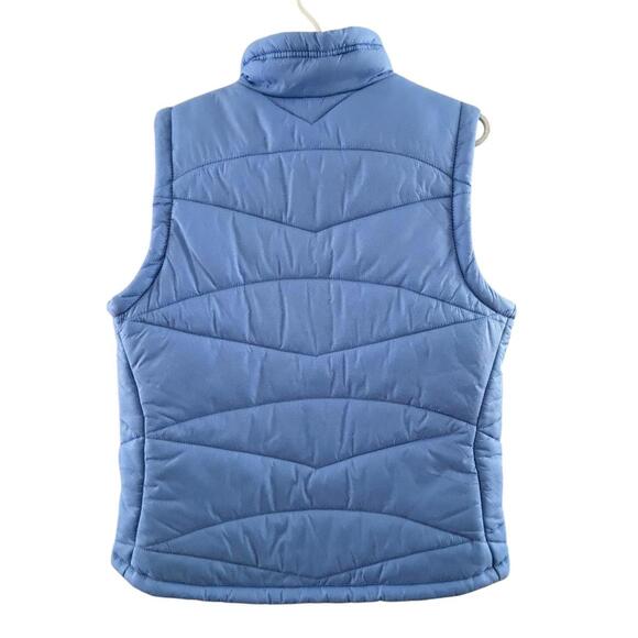 Wind River Quilted Puffer Vest T-Max Blue Athleisure Layering M - Picture 2 of 7